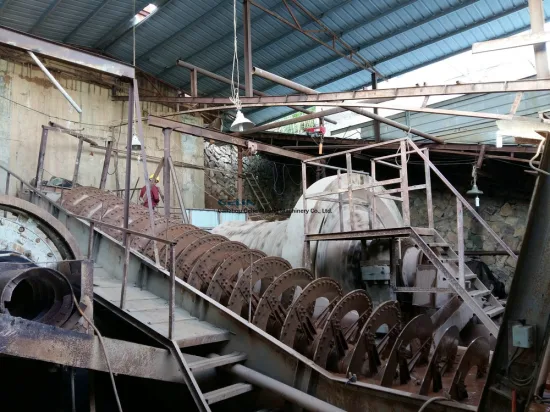 Горнодобывающее оборудование для обогащения золотой руды со спиральным классификатором шаровой мельницы